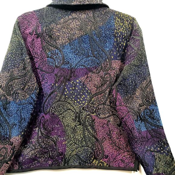 Christopher Banks Quilted‎ Jacket Reversible Black Light Weight Women Small 6 - Picture 8 of 14